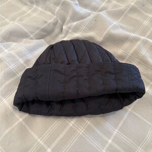 Elegant Black Quilted Women's Hat